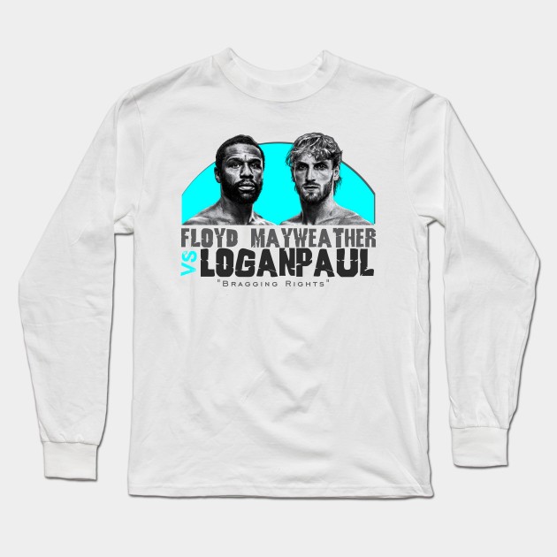 mayweather vs paul BR Long Sleeve T-Shirt by Magic Topeng